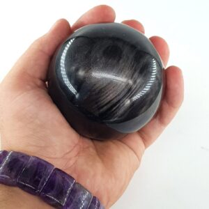 Alternative view of Silver Obsidiyen Küre