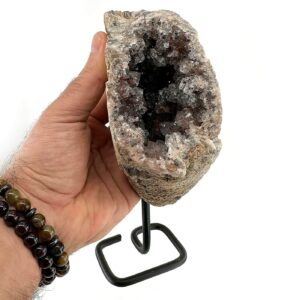 Alternative view of Rutil Kuvars , Kalsedon (Standlı)