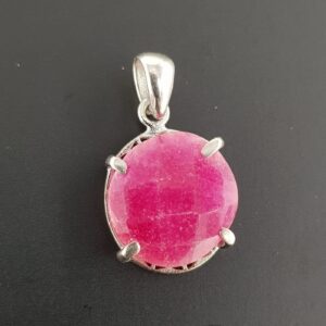 Yakut Kolye Ucu (Gümüş)