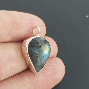 Alternative view of Labradorit Kolye Ucu (Gümüş)