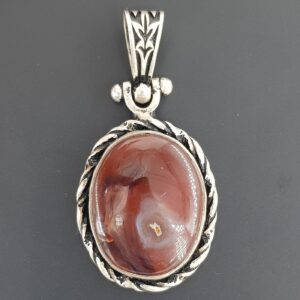 Akik Kolye Ucu (Gümüş)