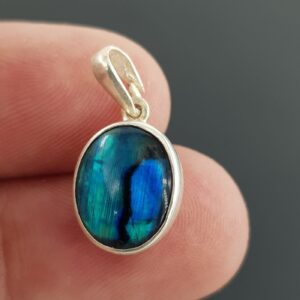 Alternative view of Abalon Sedef Kolye Ucu (Gümüş)