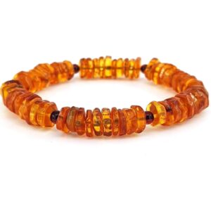 Kehribar Bileklik Rondela