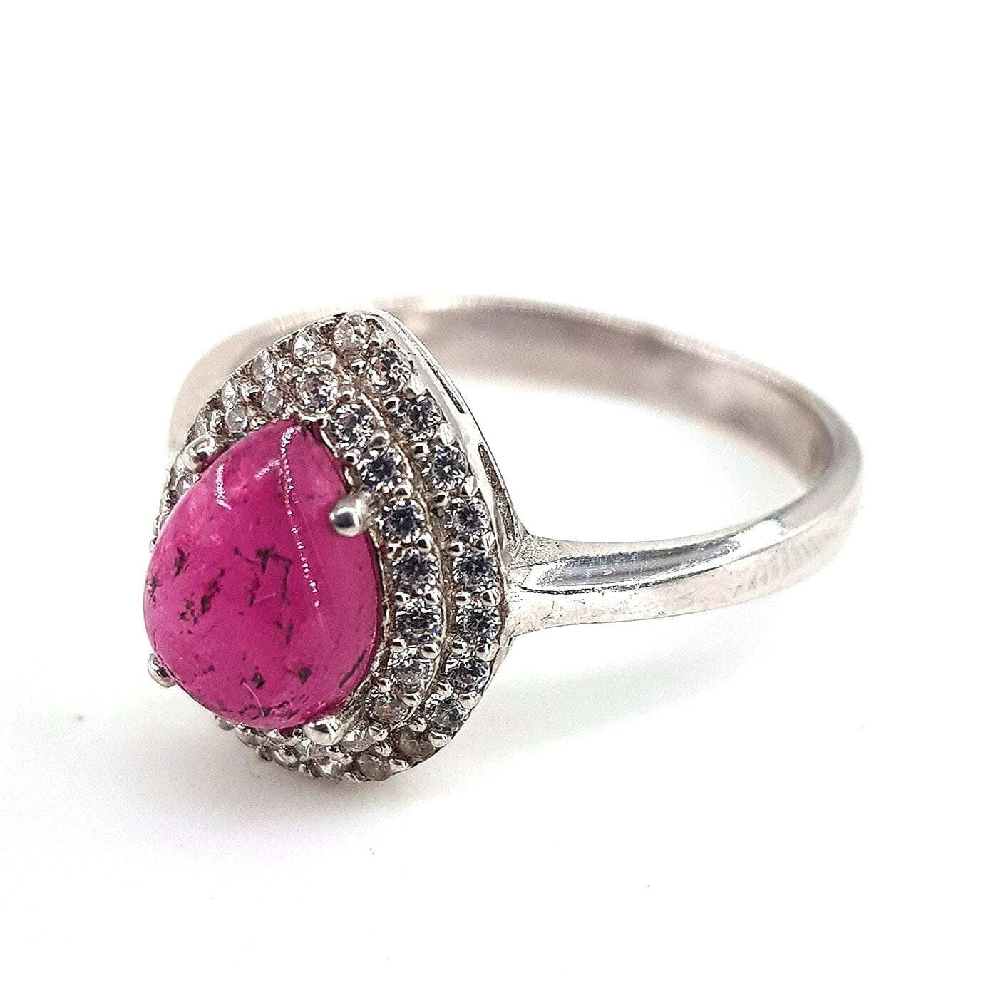 Yakut Yüzük (Gümüş)