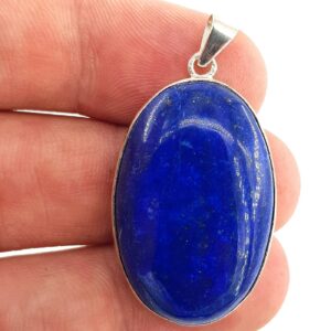 Alternative view of Lapis Lazuli Kolye Ucu (Gümüş)