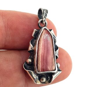 Alternative view of Rodokrozit Kolye Ucu (Gümüş)