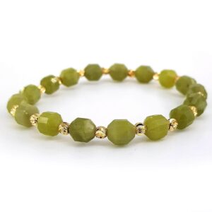 Yeşim Bileklik Faset 8mm