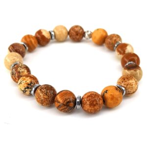 Picture Jasper Bileklik 10mm