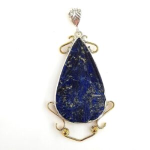 Lapis Lazuli Kolye Ucu (Gümüş)