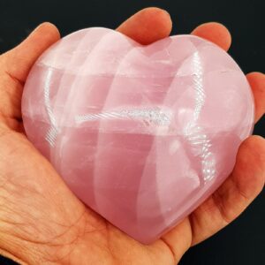 Pembe Kuvars Kalp M Boy