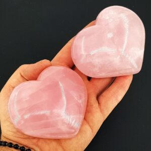 Pembe Kuvars Kalp S Boy