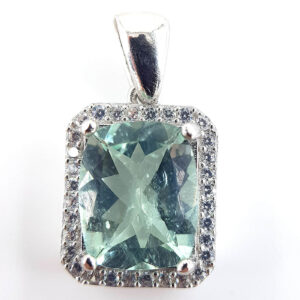 Alternative view of Akuamarin Kolye Ucu (Gümüş)