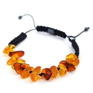 Kehribar Bileklik İpli