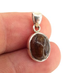 Alternative view of Gold Rutil Kuvars Kolye Ucu (Gümüş)