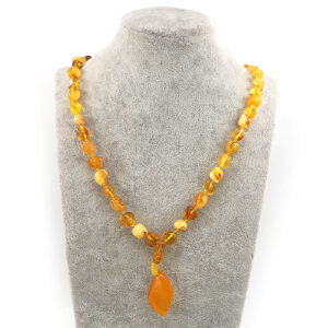 Kehribar Kolye Yetişkin Boy