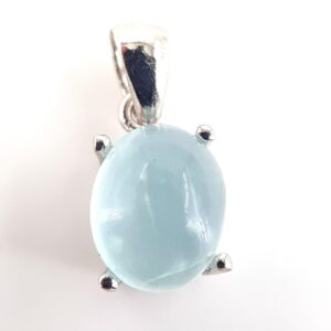 Akuamarin Kolye Ucu (Gümüş)