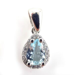 Topaz Kolye Ucu (Gümüş)