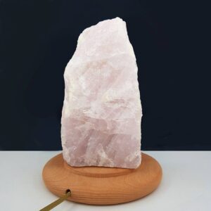 Pembe Kuvars Gece Lambası