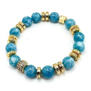 Mavi Kuvars Bileklik 10mm