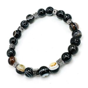 Süleymaniye Akik Erkek Bileklik 8mm