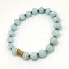 Akuamarin Faset Bileklik 8mm