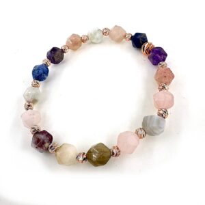 Mix Bileklik Faset 8mm