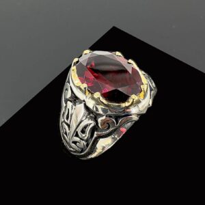 Garnet Yüzük (Gümüş) 6A+
