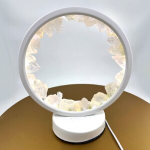 Kristal Kuvars Standlı Lamba