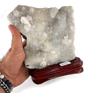 Apophyllite Duruze Kalsedon Ham Taş Standlı