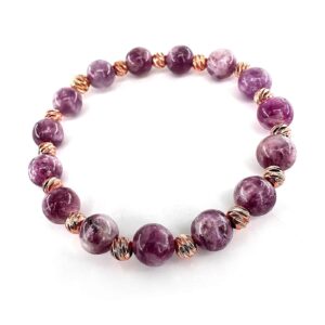 Lepidolit Bileklik 8mm (Rose)