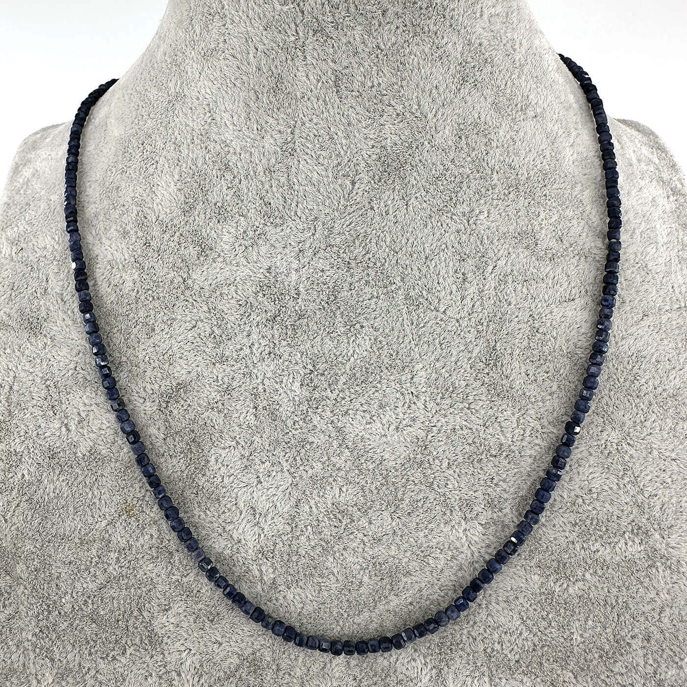 Safir Kolye 2mm Gümüş