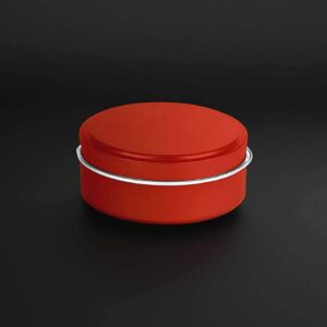 Alternative view of Premium Esanslı Teneke Kutu Mum Kırmızı