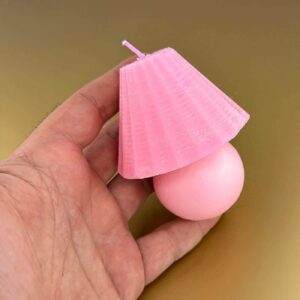 Alternative view of Premium Esanslı Mistik Lamba Mum Pembe