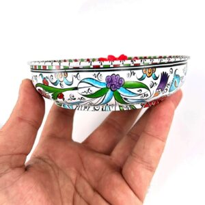 Alternative view of Premium Esanslı Çiçek Bahçesi Kase Mum Kırmızı