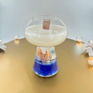 Premium Esanslı Kalbin İncisi Mum (Mantar Bardak)