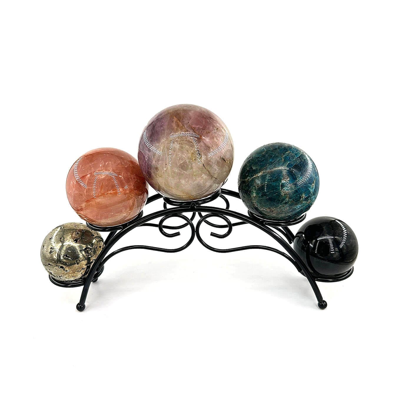 Küre Seti Beşli Metal Standlı - Görsel 2