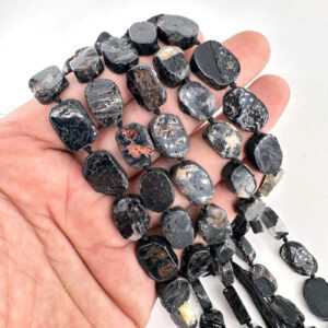 Siyah Turmalin Dizi 15x12x5mm