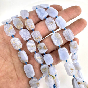 Mavi Kalsedon Dizi 15x12x5mm