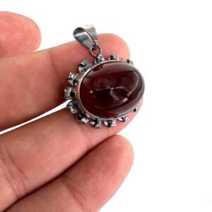 Yakut Kolye Ucu (Gümüş) 10952