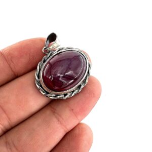 Yakut Kolye Ucu (Gümüş) 10953