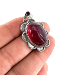 Yakut Kolye Ucu (Gümüş) 10954