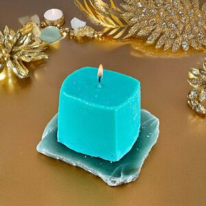 Premium Esanslı Sessiz Harmoni Aventurin Plaka Mum