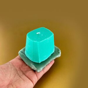 Alternative view of Premium Esanslı Sessiz Harmoni Aventurin Plaka Mum