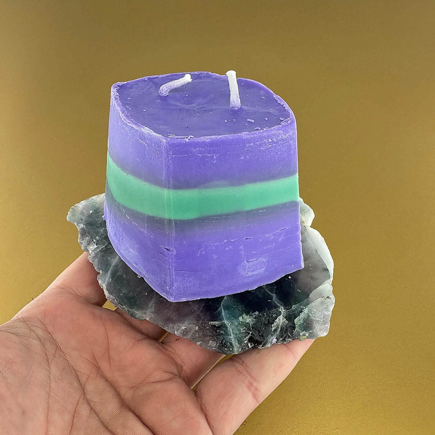 Premium Esanslı Sessiz Harmoni Florit Plaka Mum - Görsel 3