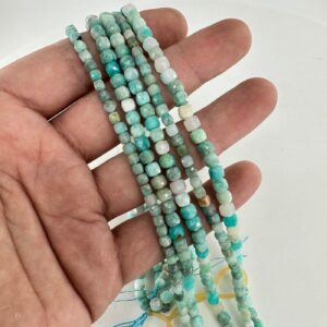 Amazonit Dizi 3mm Küp