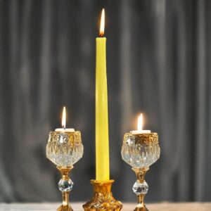 Premium Esanslı Şamdan Mum Sarı