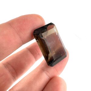 Alternative view of Morion Dumanlı Kuvars Kabaşon 6A+