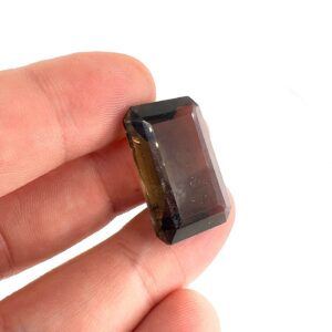 Alternative view of Morion Dumanlı Kuvars Kabaşon 6A+ K058