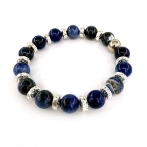 Sodalit Bileklik 10mm