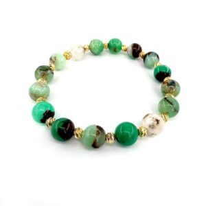 Krizopras Bileklik 8mm Gold